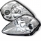 Mitsubishi Eclipse (00-05) priekšējie lukturi, eņģeļ acis, hromēti