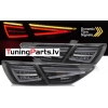 Seat Leon (12-20) aizmugurējie FULL LED BAR lukturi, dinamiskie pagriezieni, melni (OEM spuldzes)