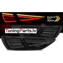 Seat Leon (12-20) aizmugurējie FULL LED BAR lukturi, dinamiskie pagriezieni, melni/tonēti (OEM spuldzes)