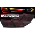 Seat Leon (12-20) aizmugurējie FULL LED BAR lukturi, dinamiskie pagriezieni, sarkani/tonēti (OEM spuldzes)
