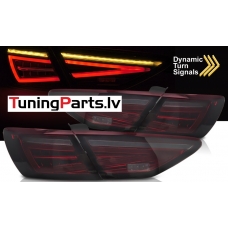 Seat Leon (12-20) aizmugurējie FULL LED BAR lukturi, dinamiskie pagriezieni, sarkani/tonēti (OEM spuldzes) Seat Leon (12-20) aizmugurējie FULL LED BAR lukturi, dinamiskie pagriezieni, sarkani/tonēti (OEM spuldzes)