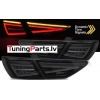 Seat Leon (12-20) aizmugurējie FULL LED BAR lukturi, dinamiskie pagriezieni, melni/tonēti (OEM LED)
