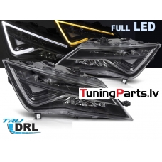 Seat Leon (12-20) priekšējie FULL LED DRL lukturi