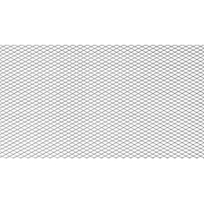 Alumīnija dekoratīvais siets 100x33cm, sudraba 6x3mm