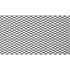 Alumīnija dekoratīvais siets Diamond 100x25cm, šūnas izmērs 11x7mm, melns