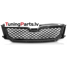 Skoda Octavia (12-16) priekšējā reste RS style melna/glancēta