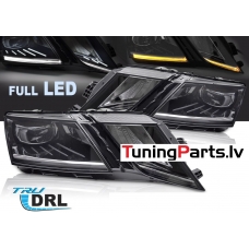 Skoda Octavia (16-20) priekšējie FULL LED DRL lukturi Skoda Octavia (16-20) priekšējie FULL LED DRL lukturi