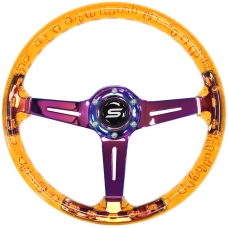 Stūre, akrila, 350mm, 70mm iznesums, oranža ar neochrome spieķiem, SLIDE