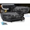 Subaru WRX (08-14) FULL LED TUBE DRL priekšējie lukturi, melni SEQ WL