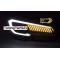 Subaru WRX (14-22) FULL LED TUBE DRL priekšējie lukturi, melni SEQ WL