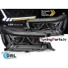 Toyota Hilux (16-20) FULL LED priekšējie lukturi, DRL, SEQ, WL, melni