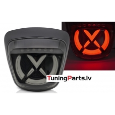 VESPA SPRINT 125 / 150 aizmugurējais LED lukturis, melns/balts