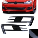 VW Golf 7 (12-17) miglas lukturu uzlikas, melnas/glancētas GTI look