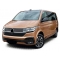 VW T6.1 (20-...) priekšējā bampera restes/detaļas melnas/glancētas