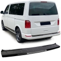 VW T5 (03-15), T6 (15-...) aizmugurējā bampera aizsargs 1D, melns/glancēts