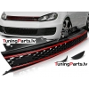 VW Golf 6 priekšējā reste melna/sarkanas līnijas GTI style