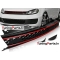 VW Golf 6 priekšējā reste melna/sarkanas līnijas GTI style