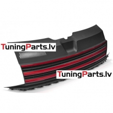 VW T6 (15-19) priekšējā reste, melna/sarkans