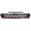 VW Golf 7 (17-19) priekšējā reste GTI style melna/glancēta ar sarkanu līniju