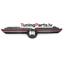 VW Golf 8 (19-24) priekšējā reste Sport Style melna/glancēta/sarkana ar LED