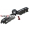 VW Golf 8 (19-24) priekšējā reste Sport Style melna/glancēta/sarkana ar LED