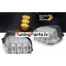 VW Crafter (06-16) LED dinamiskie sānu pagriezienu rādītāji, balti VW Crafter (06-16) LED dinamiskie sānu pagriezienu rādītāji, balti