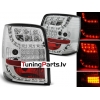 VW Passat B5 3B (96-00) aizmugurējie LED lukturi, LED pagriezieni, hromēti