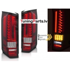 VW Crafter (17-...) aizmugurējie LED lukturi SEQ, sarkani