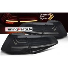 VW Golf 7 (13-19) aizmugurējie LED LASER LOOK lukturi, dinamiskie pagriezieni, tonēti VW Golf 7 (13-19) aizmugurējie LED LASER LOOK lukturi, dinamiskie pagriezieni, tonēti