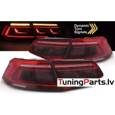VW Passat B8 (14-19) sedana aizmugurējie FULL LED lukturi, dinamiskie pagriezieni