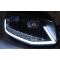 VW T6 (15-19) priekšējie lukturi LED TUBE DRL, dinamiskie pagriezieni, melni VW T6 (15-19) priekšējie lukturi LED TUBE DRL, dinamiskie pagriezieni, melni