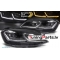 VW Golf 7 (13-17) priekšējie lukturi LED DRL, dinamiskie pagriezieni, melni, sudraba līnijas