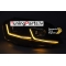 VW Golf 7 (13-17) priekšējie lukturi LED DRL, dinamiskie pagriezieni, melni, sudraba līnijas