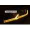 VW T6 (15-19) priekšējie lukturi FULL LED DRL, melni