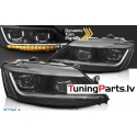 VW Jetta (11-18) priekšējie lukturi LED DRL, dinamiskie pagriezieni