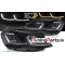 VW Golf 7 (13-17) priekšējie lukturi LED DRL, dinamiskie pagriezieni, melni, sudraba līnijas
