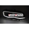 VW Polo VI 2G (17-21) priekšējie LED DRL lukturi, dinamiskie pagriezieni, gaismas sveiciena funkcija, melni VW Polo VI 2G (17-21) priekšējie LED DRL lukturi, dinamiskie pagriezieni, gaismas sveiciena funkcija, melni
