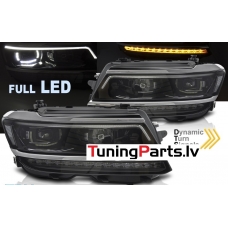 VW Tiguan (15-20) priekšējie FULL LED DRL lukturi, dinamiskie pagriezieni
