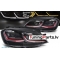 VW Golf 7 (13-17) priekšējie lukturi LED DRL, dinamiskie pagriezieni, melni, sarkanas līnijas