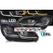 VW Golf 6 (08-12) priekšējie FULL LED DRL lukturi, gaismas sveiciena funkcija, dinamiskie pagriezieni, melni, sudraba līnijas VW Golf 6 (08-12) priekšējie FULL LED DRL lukturi, gaismas sveiciena funkcija, dinamiskie pagriezieni, melni, sudraba līnijas