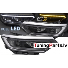 VW Passat B8 (14-19) priekšējie FULL LED DRL lukturi, dinamiskie pagriezieni, gaismas sveiciena funkcija VW Passat B8 (14-19) priekšējie FULL LED DRL lukturi, dinamiskie pagriezieni, gaismas sveiciena funkcija