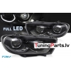 VW Scirocco (08-14) priekšējie FULL LED lukturi, melni