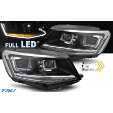 VW Caddy (15-20) priekšējie FULL LED lukturi, dinamiskie pagriezieni, melni VW Caddy (15-20) priekšējie FULL LED lukturi, dinamiskie pagriezieni, melni