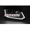 VW Amarok (09-16) priekšējie LED DRL lukturi, melni VW Amarok (09-16) priekšējie LED DRL lukturi, melni