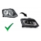 VW Amarok (09-16) priekšējie LED DRL lukturi, melni VW Amarok (09-16) priekšējie LED DRL lukturi, melni