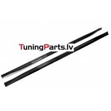 VW Golf 8 (19-24) sānu sliekšņi GTI Style melni/glancēti