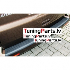 VW T5 aizmugures bampera aizsargs, melns