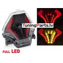 Yamaha FZ-07, MT-07, YFZ-R25, YFZ-R3 (14-19) aizmugurējais LED lukturis, melns