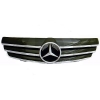 Mercedes-benz CLK-class W209 (02-08) priekšējā reste, melna/hromēta, CL-look