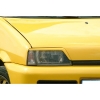 Fiat Cinquecento (92-98) priekšējo lukturu uzlikas, melnas